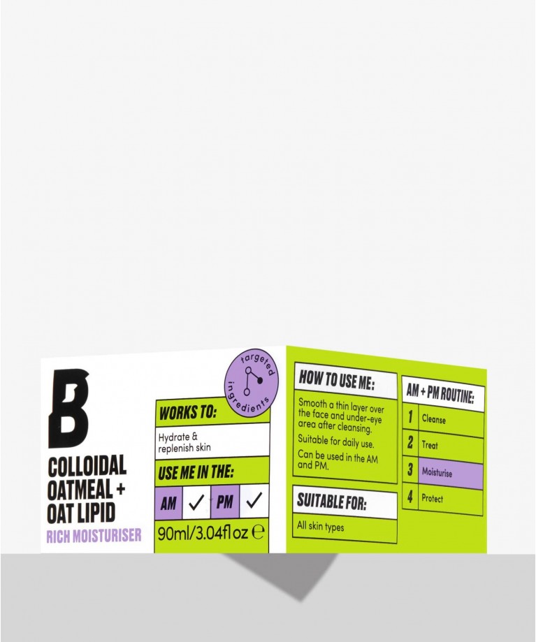 Крем для лица Beauty Bay Colloidal Oatmeal + Oat Lipid Rich Moisturiser